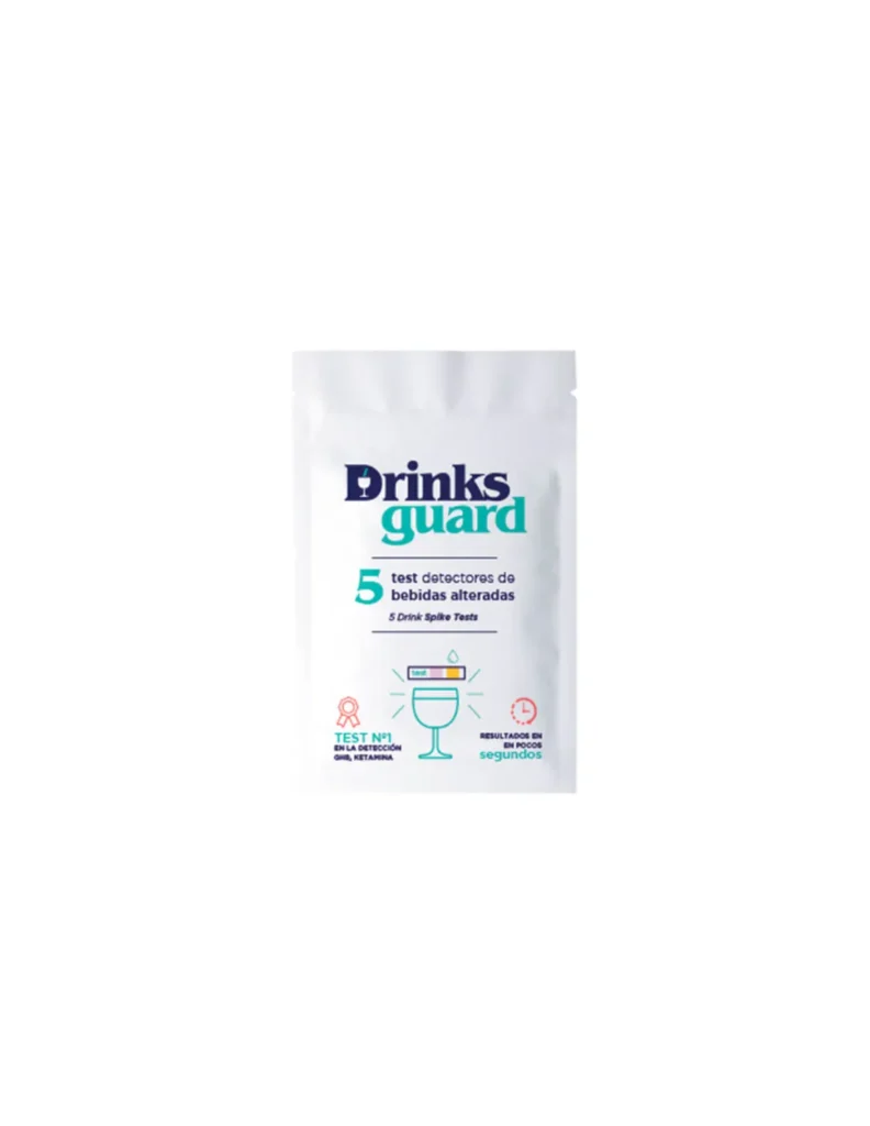 DRINKS GUARD TEST DETECCION DROGAS 5 UNIDADES