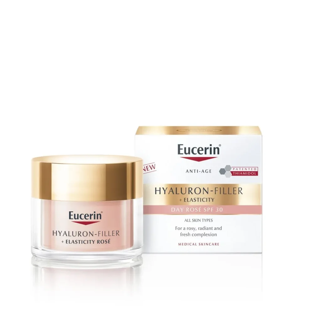 EUCERIN HYALURON FILLER+ ELASTICITY ROSE DIA FP 30 1 ENVASE 50 ML REFILL