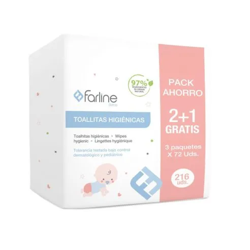 FARLINE TRI-PACK TOALLITAS BEB FARLINE TRI-PACK TOALLITAS BEB