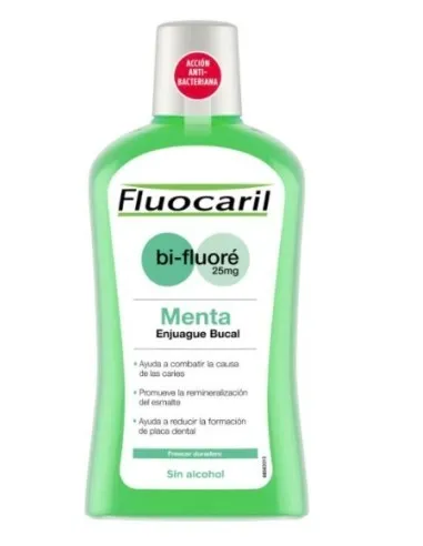 FLUOCARIL BI-FLUORE 25 MG ENJUAGUE BUCAL 2 ENVASES 500 ML PACK SABOR MENTA FLUOCARIL BI-FLUORE 25 MG ENJUAGUE BUCAL 2 ENVASES 500 ML PACK SABOR MENTA
