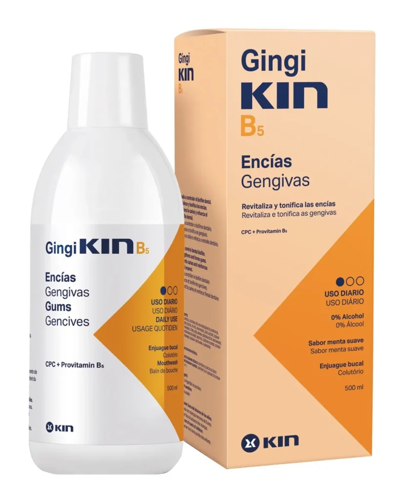 GINGIKIN B5 ENJUAGUE BUCAL 1 FRASCO 500 ML SABOR MENTA SUAVE