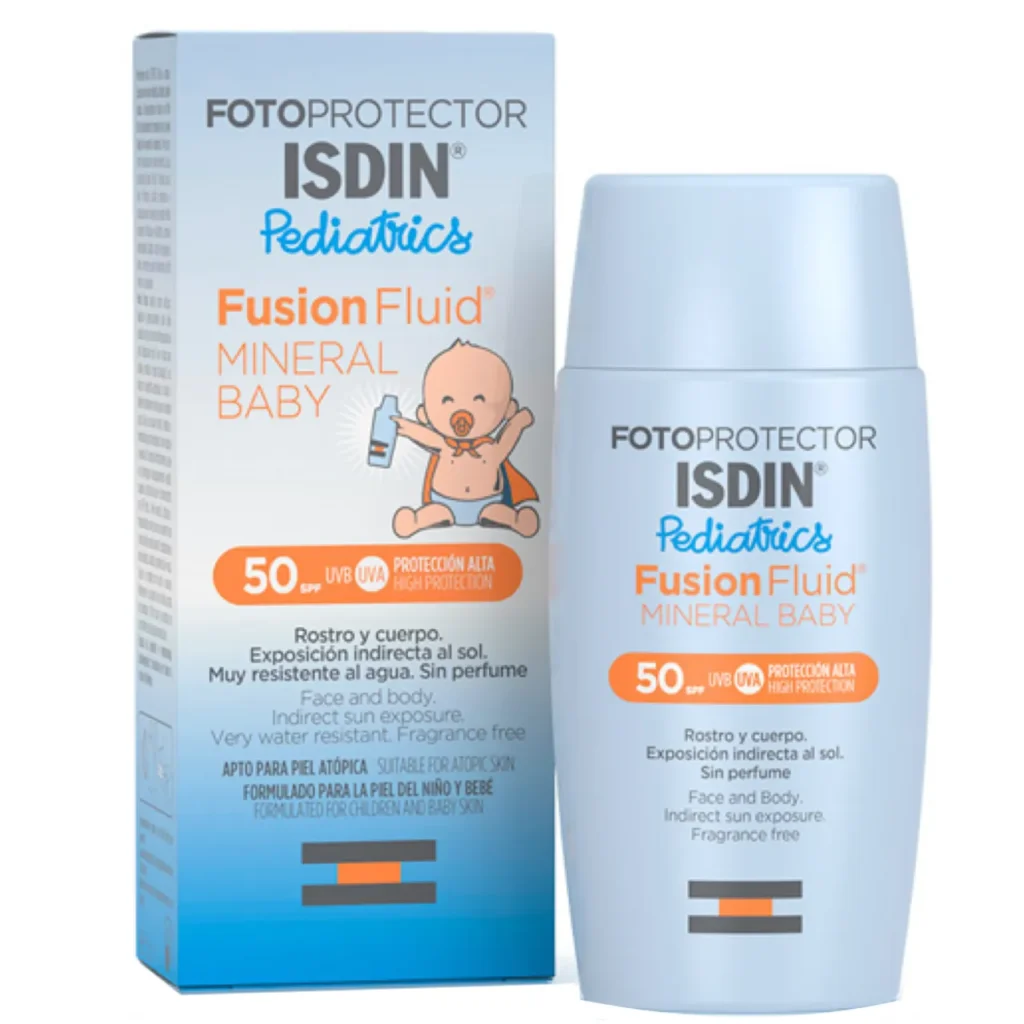 ISDIN FOTOPROTECTOR PEDIATRICS FUSION FLUID MINERAL BABY SPF 50 1 FRASCO 50 ML