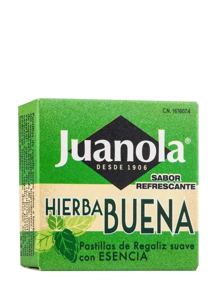 JUANOLA PASTILLAS HIERBABUENA 1 ENVASE 5,4 G JUANOLA PASTILLAS HIERBABUENA 1 ENVASE 5,4 G