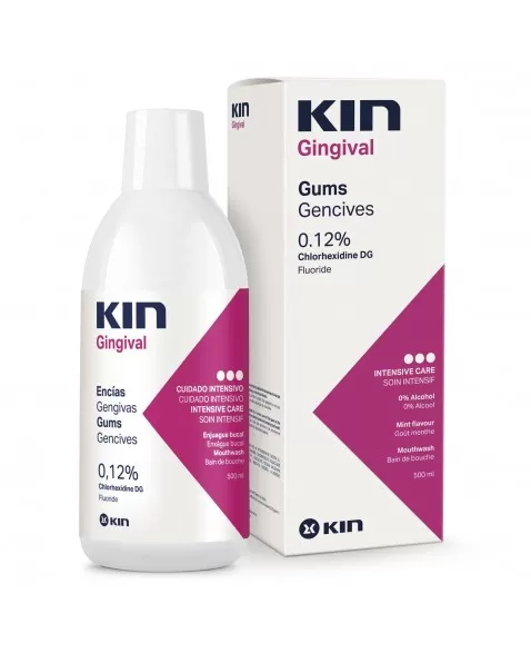 KIN GINGIVAL ENJUAGUE BUCAL 1 FRASCO 500 ML SABOR MENTA KIN GINGIVAL ENJUAGUE BUCAL 1 FRASCO 500 ML SABOR MENTA