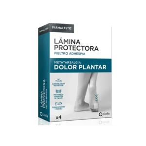 LAMINA PROTECTORA FIELTRO ADHESIVA FARMALASTIC 4 UNIDADES TALLA UNICA