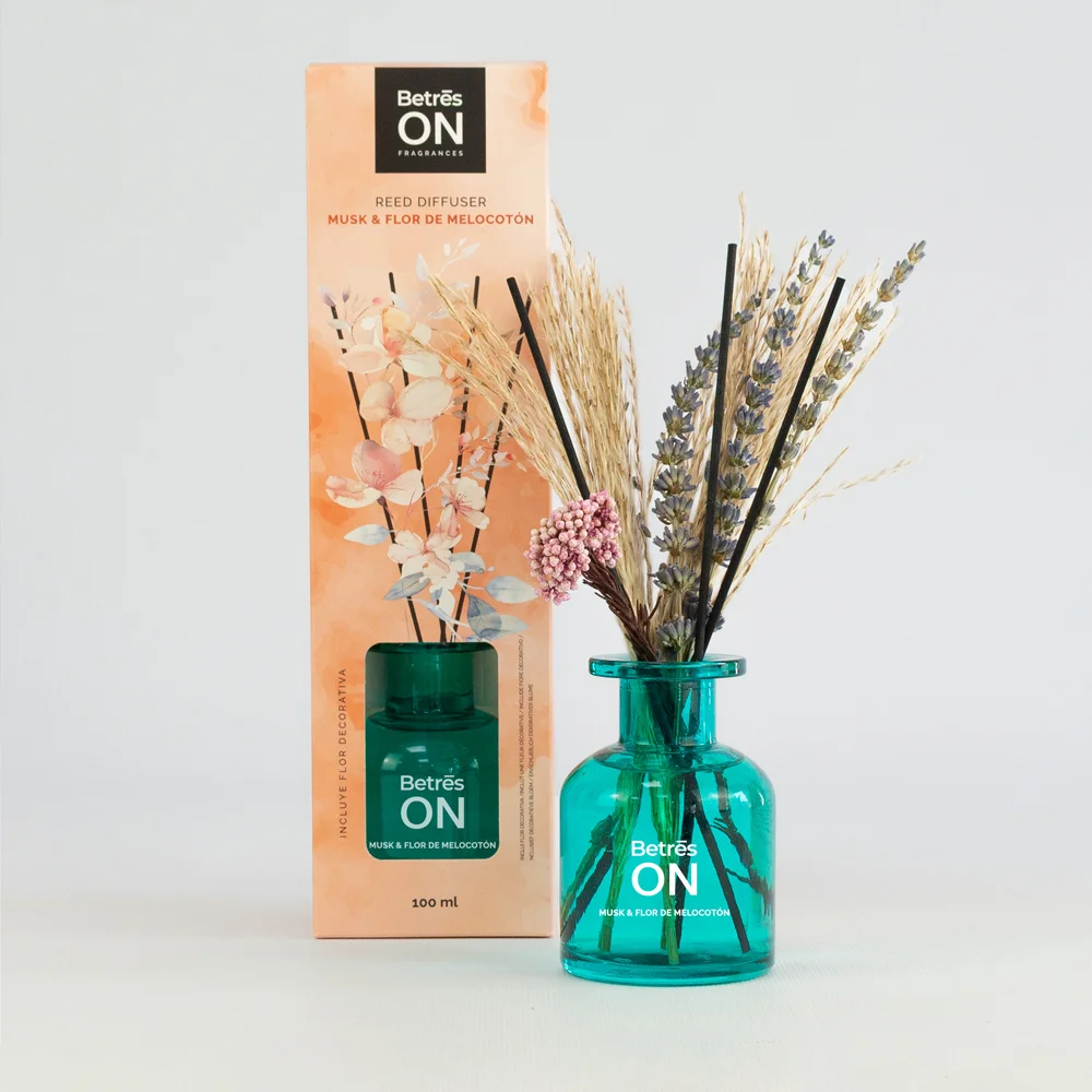 MIKADOS+FLOR BETRES ON MUSK Y FLOR DE MELOCOTON 100ML MIKADOS+FLOR BETRES ON MUSK Y FLOR DE MELOCOTON 100ML