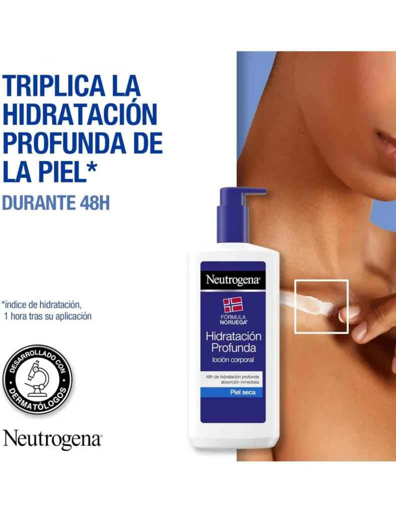 NEUTROGENA FORMULA NORUEGA HIDRATACION PROFUNDA LOCION CORPORAL RAPIDA ABSORCION PIEL SECA 2 ENVASES 750ML NEUTROGENA FORMULA NORUEGA HIDRATACION PROFUNDA LOCION CORPORAL RAPIDA ABSORCION PIEL SECA 2 ENVASES 750ML