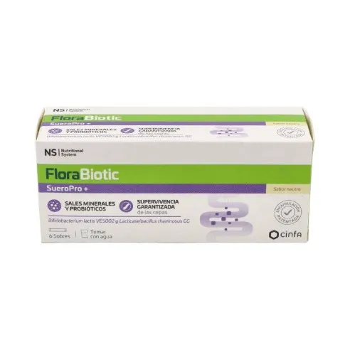 NS FLORABIOTIC SUEROPRO+ 6 SOBRES 5,135 G SABOR NEUTRO NS FLORABIOTIC SUEROPRO+ 6 SOBRES 5,135 G SABOR NEUTRO