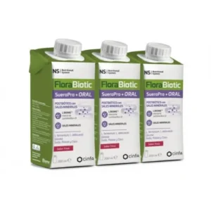 NS FLORABIOTIC SUEROPRO+ ORAL 3 ENVASES 200 ML SABOR FRESA