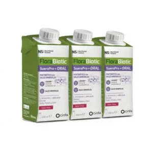 NS FLORABIOTIC SUEROPRO+ ORAL 3 ENVASES 200 ML SABOR NARANJA