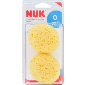 NUK ESPONJA VEGETAL BEBE 100 % 2 UNIDADES
