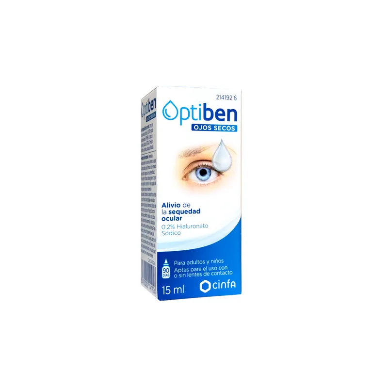 OPTIBEN OJOS SECOS GOTAS 1 FRASCO 15 ML