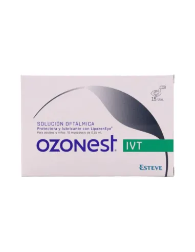 OZONEST IVT SOLUCION OFTALMICA 15 MONODOSIS 0,35 ML OZONEST IVT SOLUCION OFTALMICA 15 MONODOSIS 0,35 ML