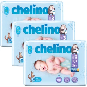 PAÑAL INFANTIL CHELINO TALLA 3 4 – 10 KG 36 PAÑALES