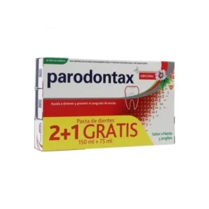 PARODONTAX ORIGINAL 3 UNIDADES 75 ML SABOR MENTA Y JENGIBRE