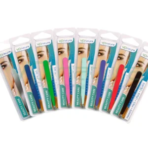 PINZA DEPILAR PRECISION COLORES PUNTA SESGADA VP