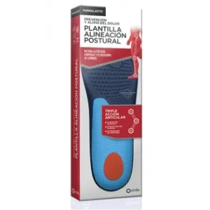 PLANTILLA TERAPEUTICA ALINEACION POSTURAL FARMALASTIC 2 UNIDADES TALLA EXTRAGRANDE