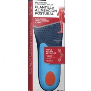 PLANTILLA TERAPEUTICA ALINEACION POSTURAL FARMALASTIC 2 UNIDADES TALLA MEDIANA