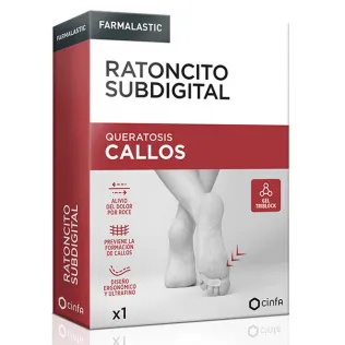 RATONCITO SUBDIGITAL CALLOS FARMALASTIC 1 UNIDAD PIE DERECHO TALLA UNICA