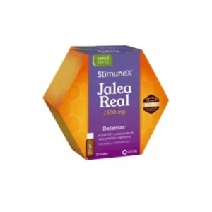 SANTE VERTE STIMUNEX JALEA REAL DEFENSAS 20 VIALES 10 ML SABOR LIMON