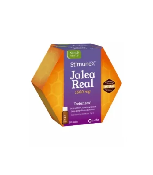 SANTE VERTE STIMUNEX JALEA REAL DEFENSAS 20 VIALES 10 ML SABOR LIMON SANTE VERTE STIMUNEX JALEA REAL DEFENSAS 20 VIALES 10 ML SABOR LIMON