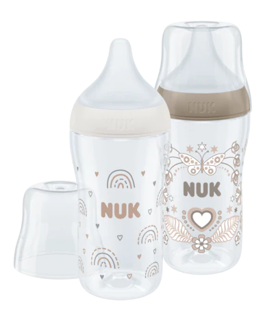 SET 2 BIBERONES PERFECT MATCH 260 ML NUK SET 2 BIBERONES PERFECT MATCH 260 ML NUK