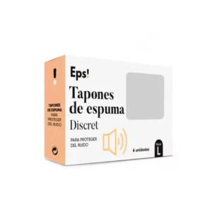 TAPONES DE ESPUMA DISCRET EPS! 6 UNIDADES TALLA L