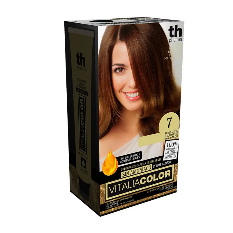 TH PHARMA VITALIA SIN AMONIACO COLORACION CAPILAR PERMANENTE COLOR 6.31 RUBIO OSCURO DORADO CENIZA TH PHARMA VITALIA SIN AMONIACO COLORACION CAPILAR PERMANENTE COLOR 6.31 RUBIO OSCURO DORADO CENIZA