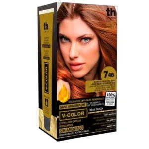 TH PHARMA VITALIA SIN AMONIACO COLORACION CAPILAR PERMANENTE COLOR 7.46 RUBIO MEDIO ACOBRADO ROJO