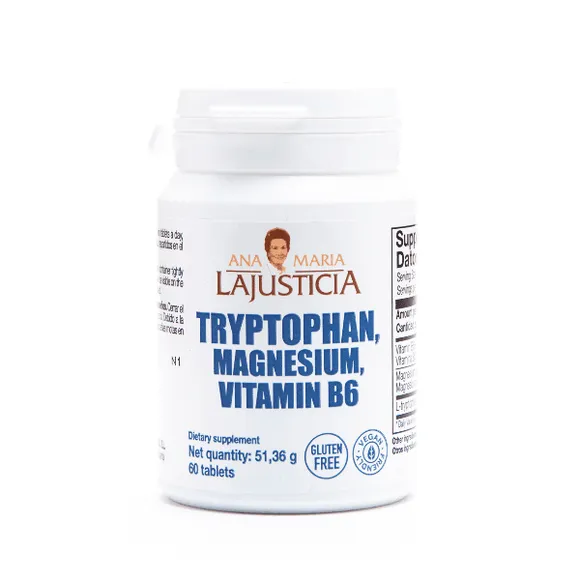 TRIPTOFANO CON MAGNESIO Y VITAMINA B6 ANA MARIA LAJUSTICIA 60 COMPRIMIDOS