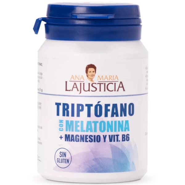 TRIPTOFANO CON MELATONINA + MAGNESIO Y VIT B6 ANA MARIA LAJUSTICIA 60 COMPRIMIDOS