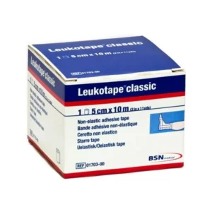 VENDA DE INMOVILIZACION INELASTICA LEUKOTAPE RIGIDA 1 UNIDAD 10 M X 5 CM