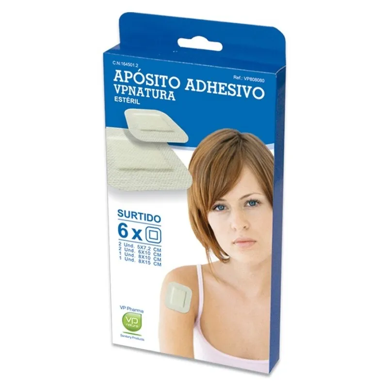 VP NATURA APOSITO ADHESIVO 6 X 10 CM 10 U VP NATURA APOSITO ADHESIVO 6 X 10 CM 10 U