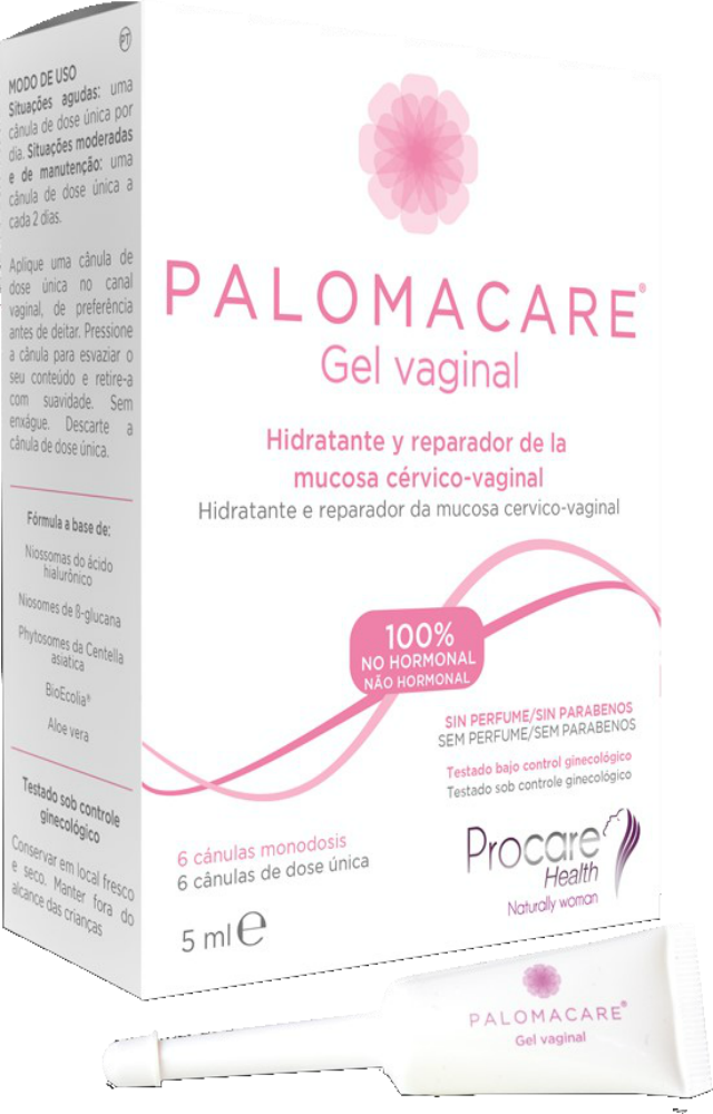 PALOMACARE GEL VAGINAL MONODOSIS 6 CANULAS 5 ML