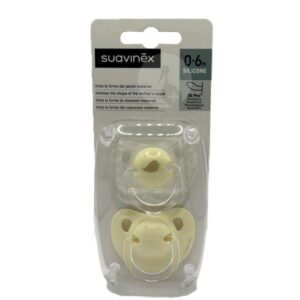 CHUPETE SILICONA ANATOMICO SUAVINEX CLASICO 0 – 6 MESES 2 UNIDADES CHUPETE SILICONA ANATOMICO SUAVINEX CLASICO 0 – 6 MESES 2 UNIDADES