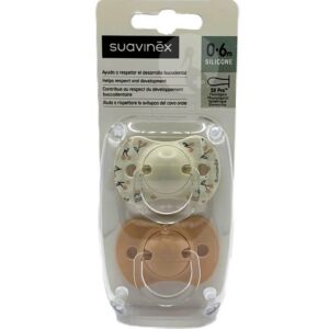 CHUPETE SILICONA FISIOLOGICO SUAVINEX 0 – 6 MESES 2 UNIDADES