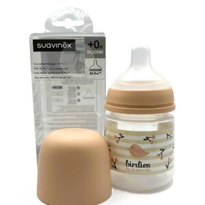 BIBERON TETINA SILICONA FISIOLOGICA SUAVINEX FLUJO M 150 ML