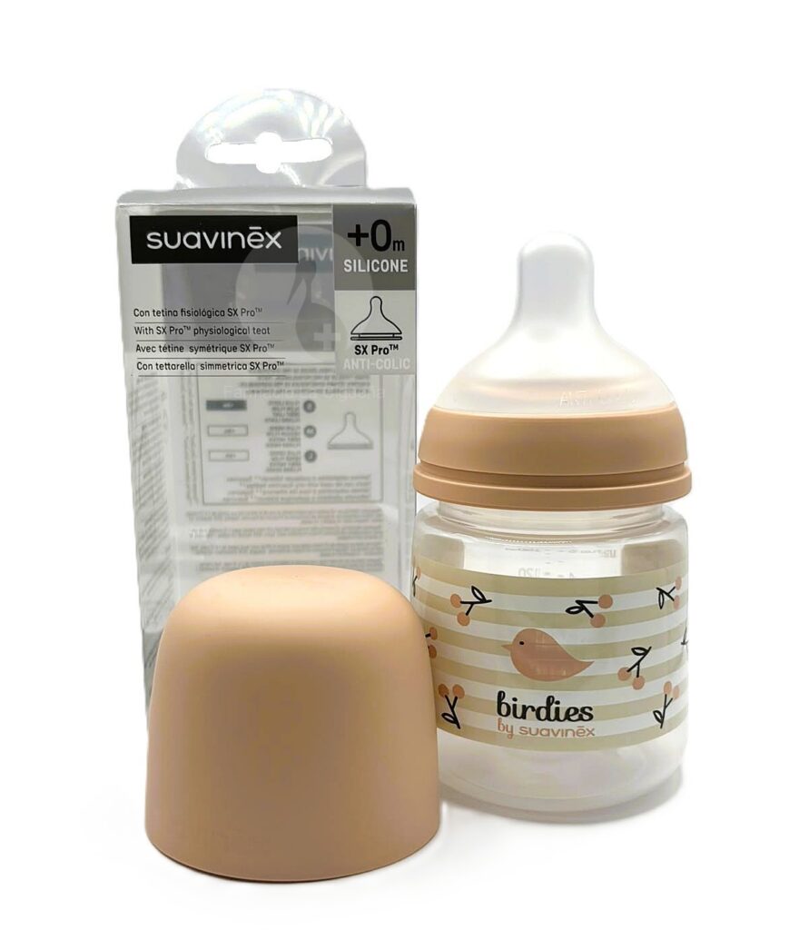 BIBERON TETINA SILICONA FISIOLOGICA SUAVINEX FLUJO M 150 ML BIBERON TETINA SILICONA FISIOLOGICA SUAVINEX FLUJO M 150 ML
