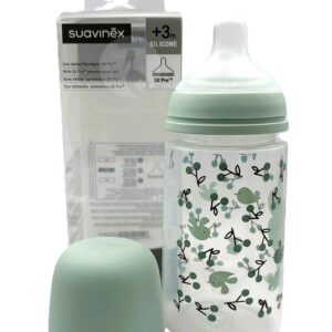 BIBERON TETINA SILICONA FISIOLOGICA SUAVINEX FLUJO M 270 ML