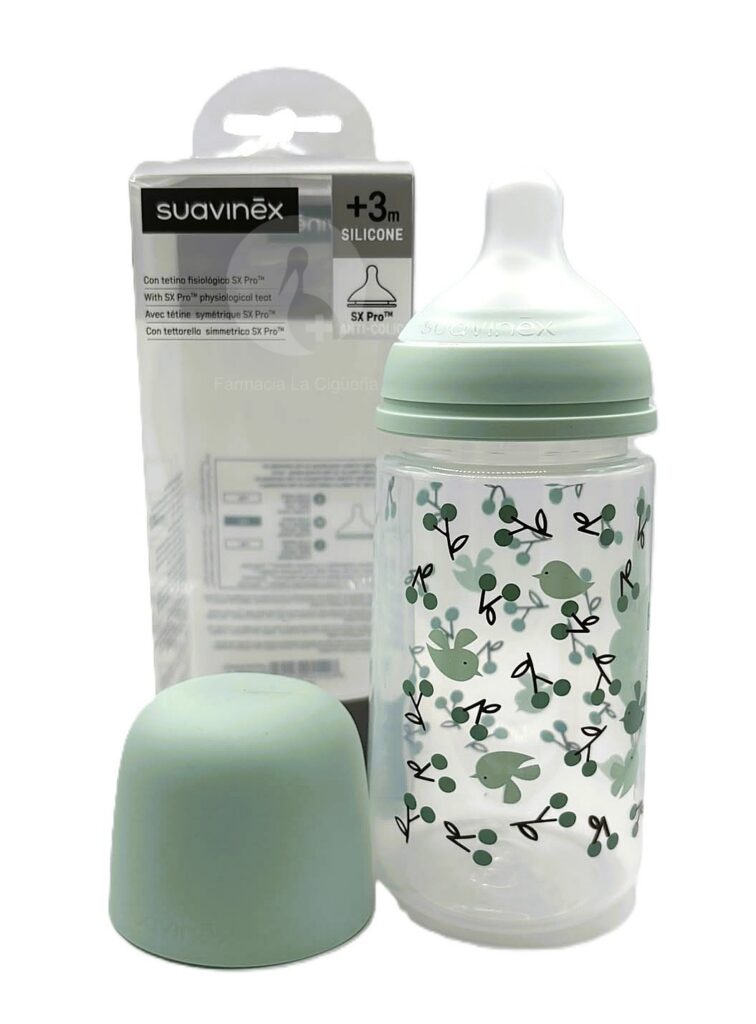 BIBERON TETINA SILICONA FISIOLOGICA SUAVINEX FLUJO M 270 ML BIBERON TETINA SILICONA FISIOLOGICA SUAVINEX FLUJO M 270 ML