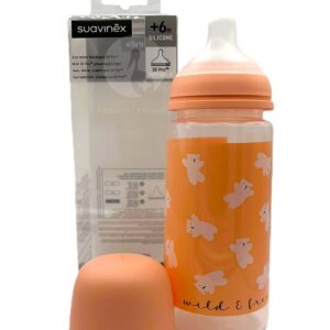 BIBERON TETINA SILICONA FISIOLOGICA SUAVINEX FLUJO L 360 ML