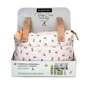 SUAVINEX CANASTILLA BABY CARE MINI BAG SET COLOR ROSA