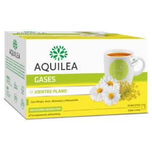 AQUILEA GASES 20 FILTROS 1,2 G SABOR LIMON