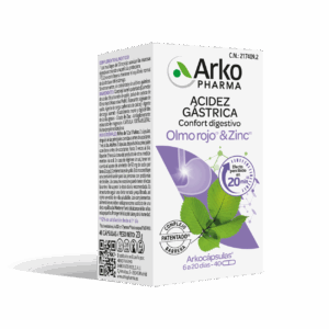 ARKOCAPSULAS ACIDEZ GASTRICA CONFORT DIGESTIVO 40 CAPSULAS OLMO ROJO Y ZINC