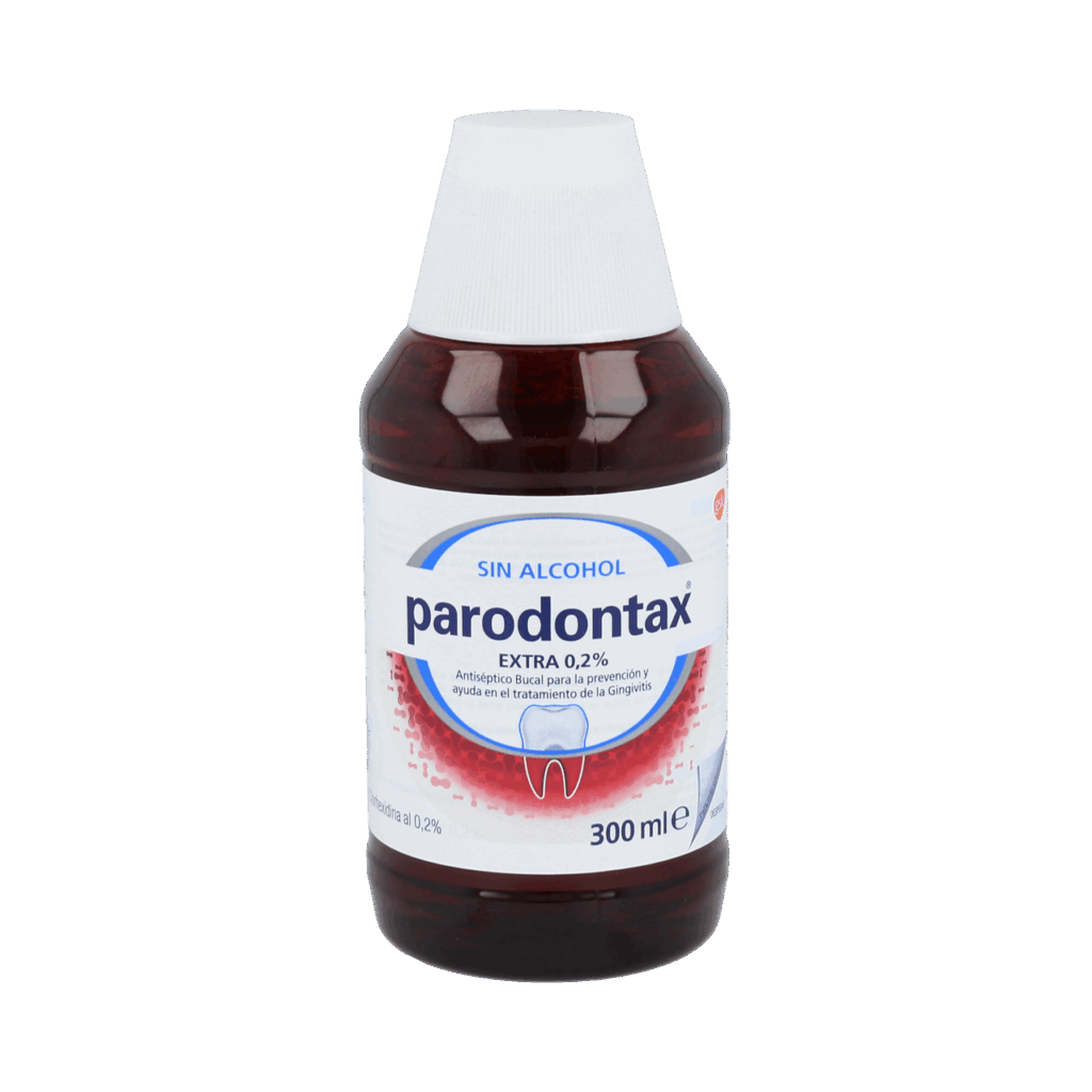 PARODONTAX EXTRA COLUTORIO SIN ALCOHOL DIGLUCONATO DE CLORHEXIDINA AL 0.2% 1 ENVASE 300 ML
