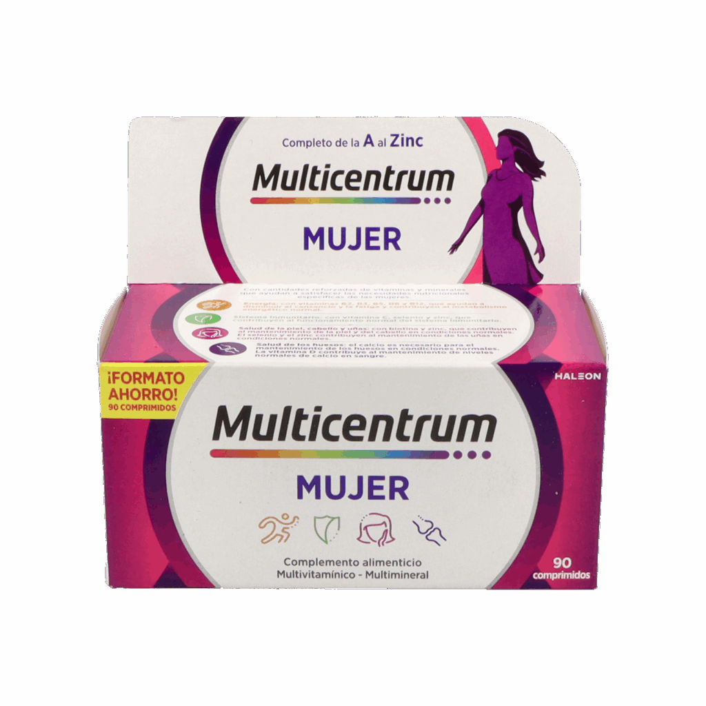 MULTICENTRUM MUJER 90 COMPRIMIDOS