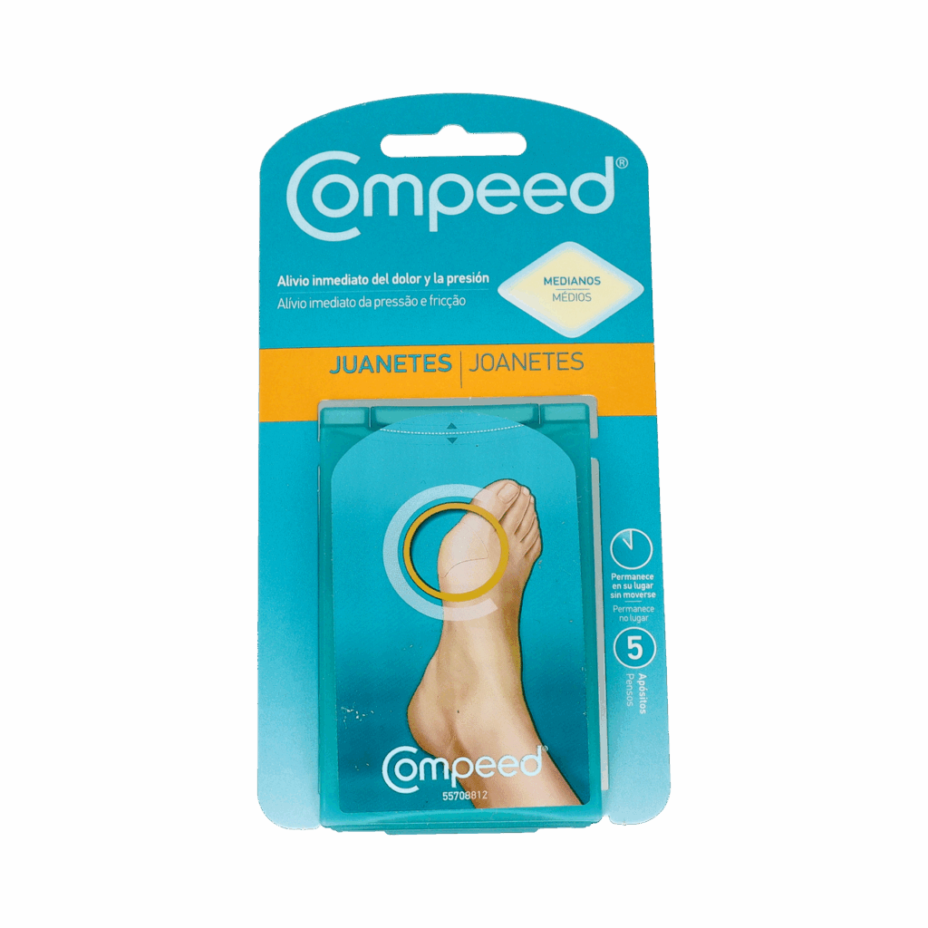COMPEED JUANETES HIDROCOLOIDE 5 UNIDADES COMPEED JUANETES HIDROCOLOIDE 5 UNIDADES