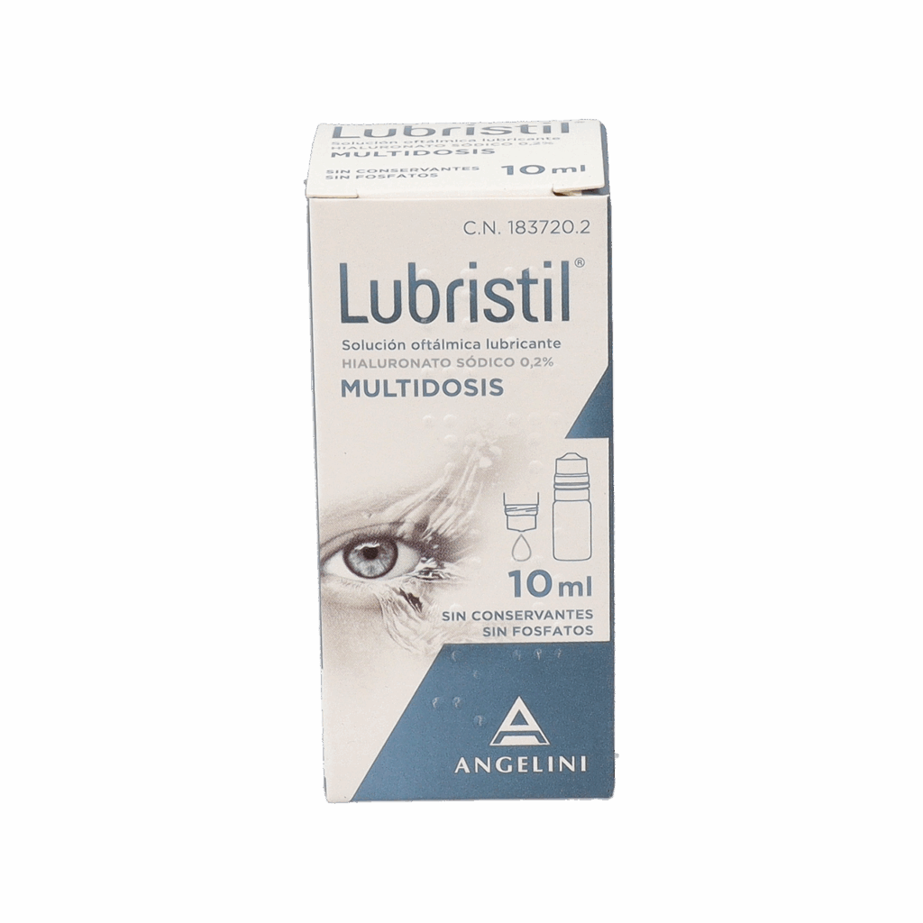 LUBRISTIL SOLUCION OFTALMICA LUBRICANTE 1 ENVASE MULTIDOSIS 10 ML