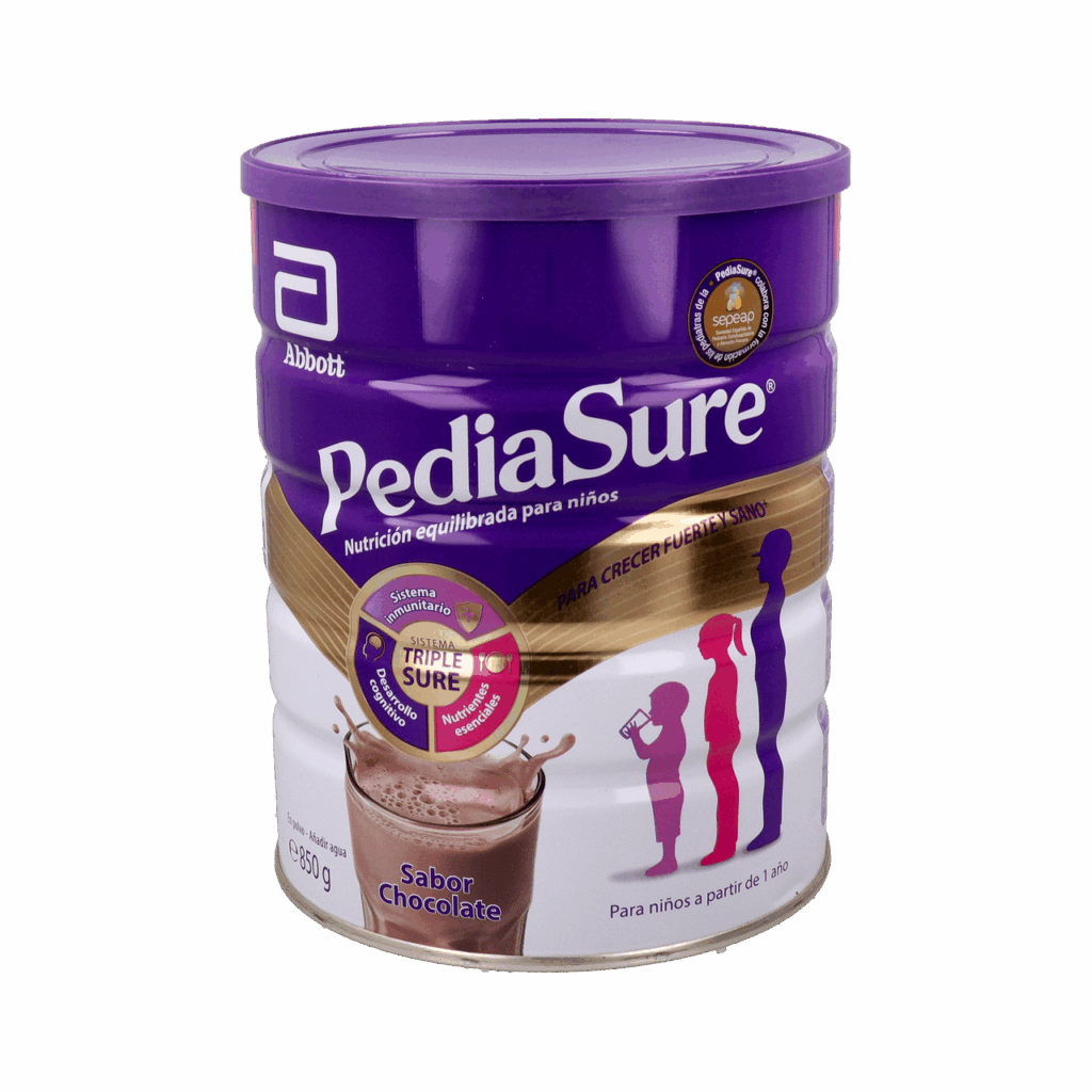 PEDIASURE POLVO 1 LATA 850 G SABOR CHOCOLATE