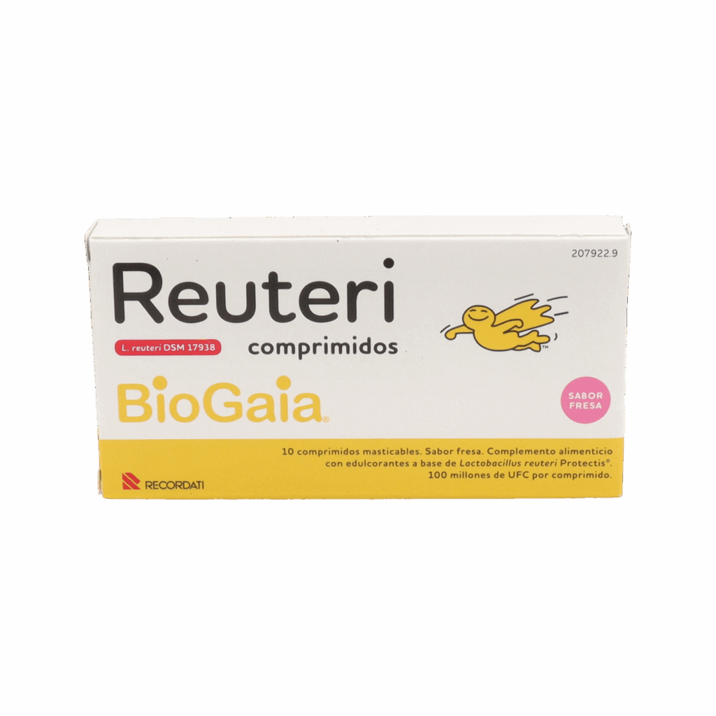 REUTERI COMPRIMIDOS 10 COMPRIMIDOS SABOR FRESA